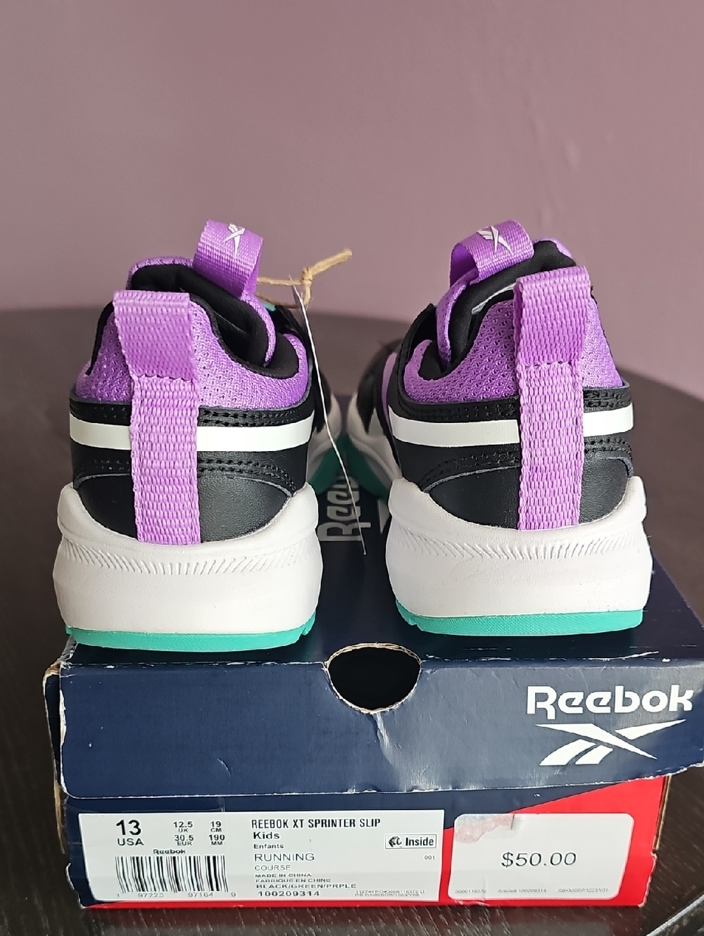 Reebok Xt Sprinter Slip Little & Big Kids. Size Variuos (607) Unisex - Picture 8 of 10
